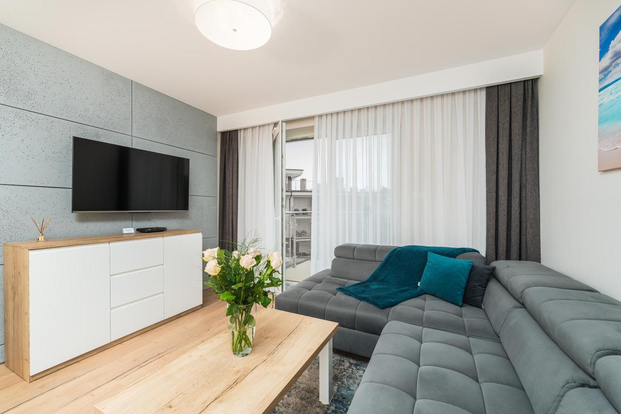Apartament Szafir W Budynku Basenowym Morska Klifowa Rewal Exterior foto